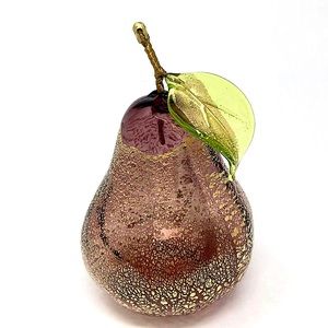 Murano Glass Handmade, Blown Glass Pear
